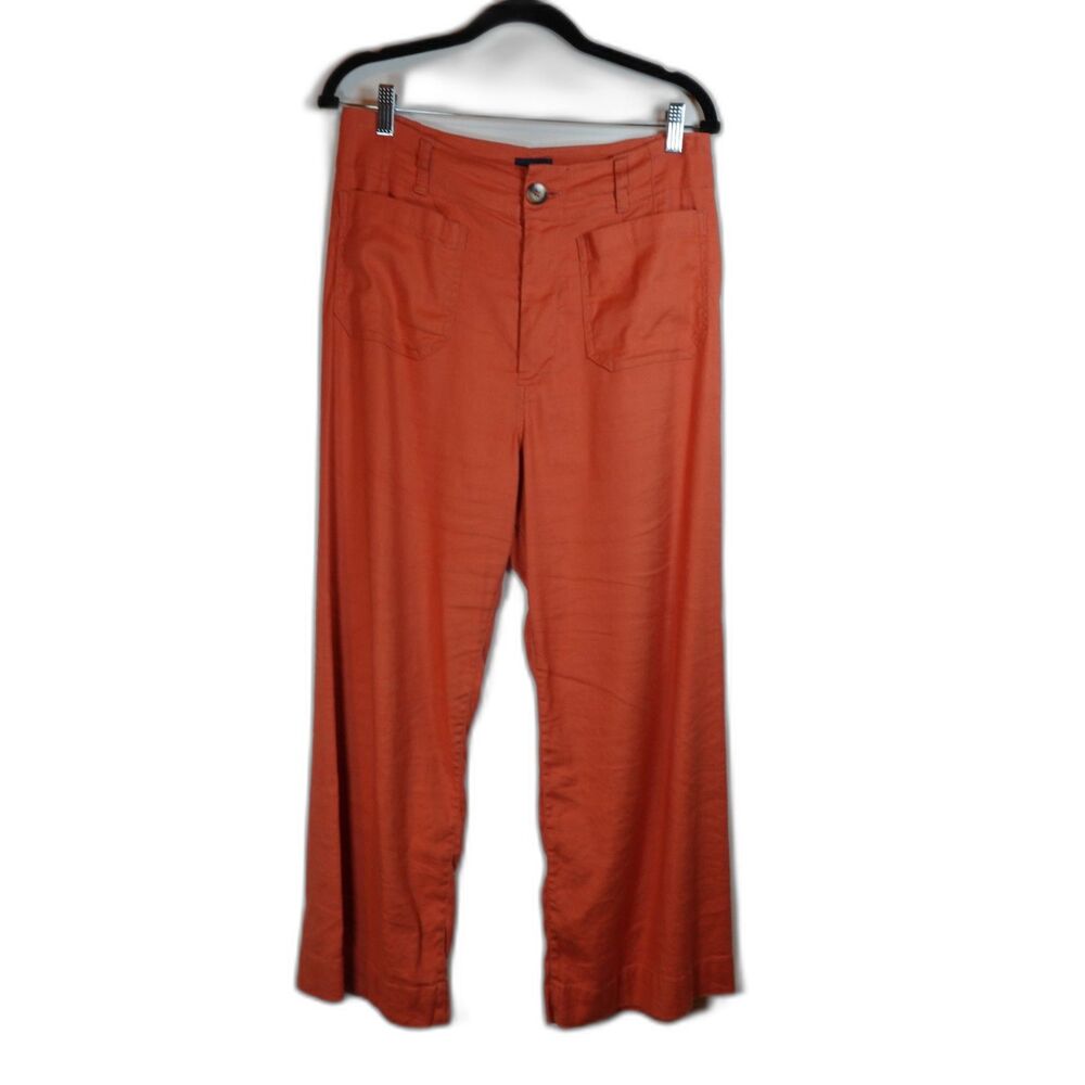 Maeve Womens Wide Leg Pants Size 30 Boho Relaxed